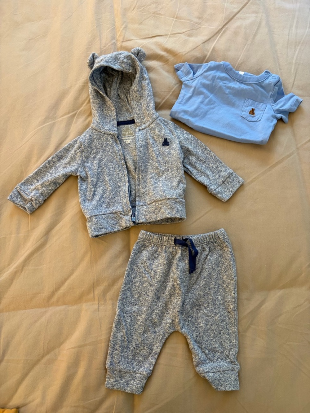 Baby GAP Blue Baby Sweat Set 0-3 Months